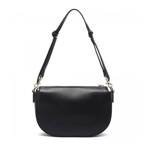 VERSACE JEANS COUTURE Medallion Embossed Shoulder Bag 74VA4BV1-BLK - Black