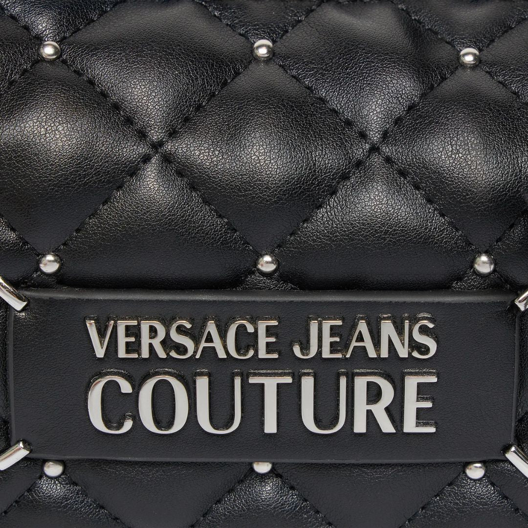 VERSACE JEANS COUTURE Quilting Shoulder Bag 75VA4BQ5-BLK - Black