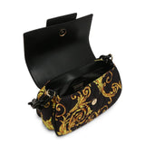 VERSACE JEANS COUTURE Small Crossbody Bag 74VA4BB2-BLKYEL - Black