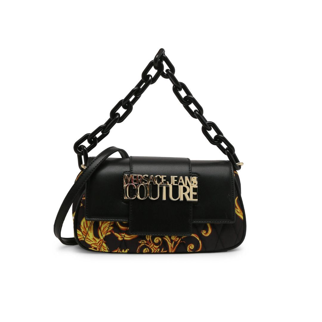 VERSACE JEANS COUTURE Small Crossbody Bag 74VA4BB2-BLKYEL - Black