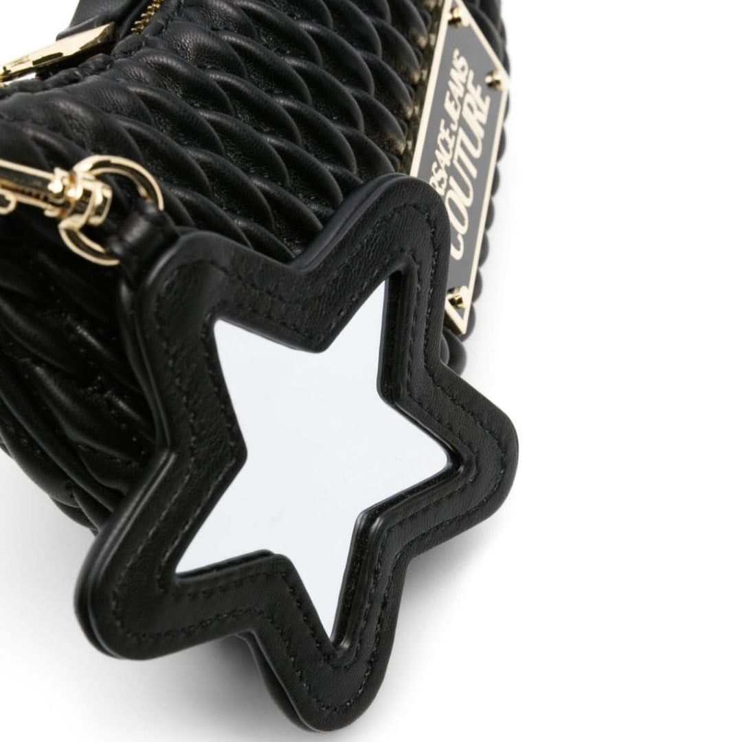 VERSACE JEANS COUTURE Small Shoulder Bag With Chain 75VA4BO1-BLK - Black