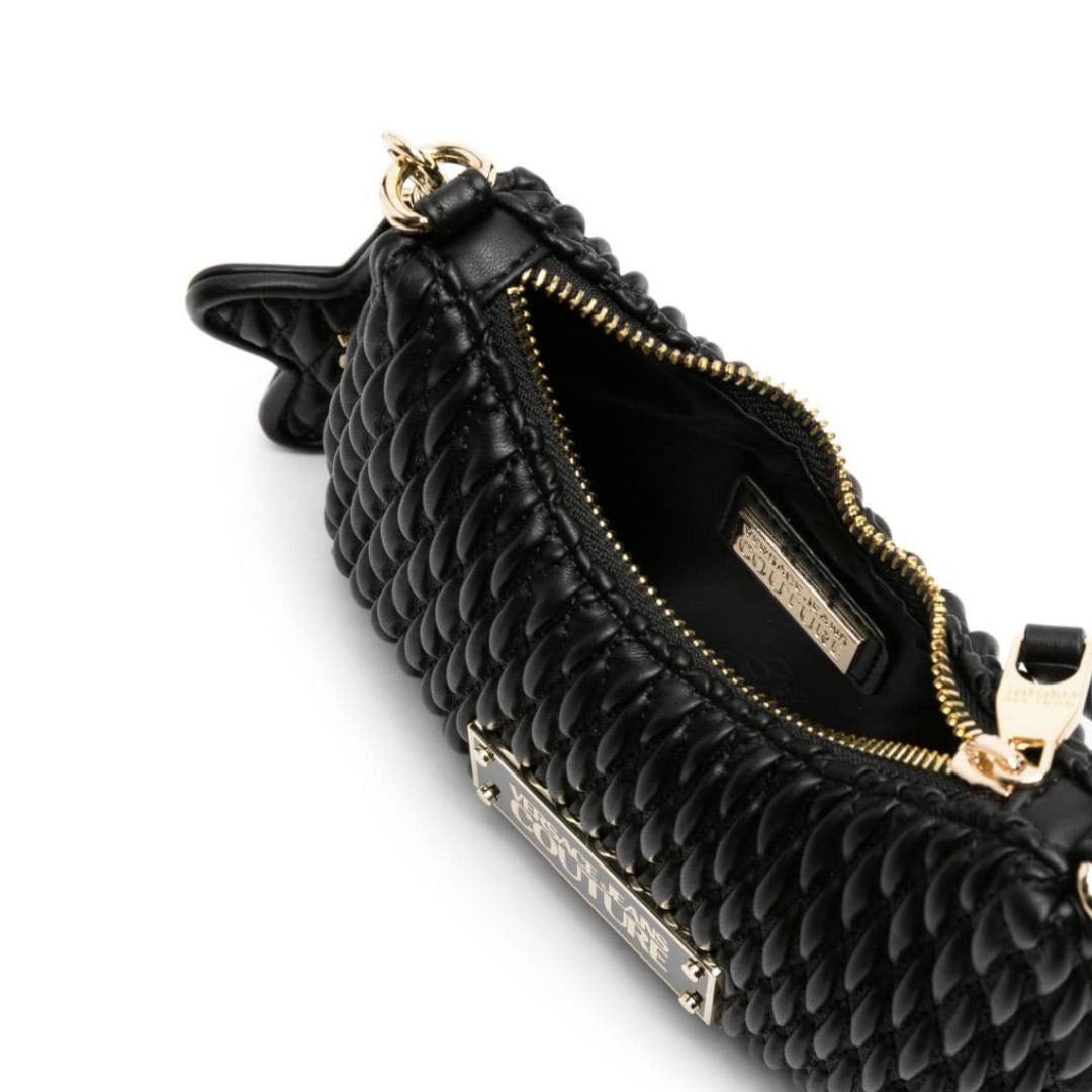 VERSACE JEANS COUTURE Small Shoulder Bag With Chain 75VA4BO1-BLK - Black