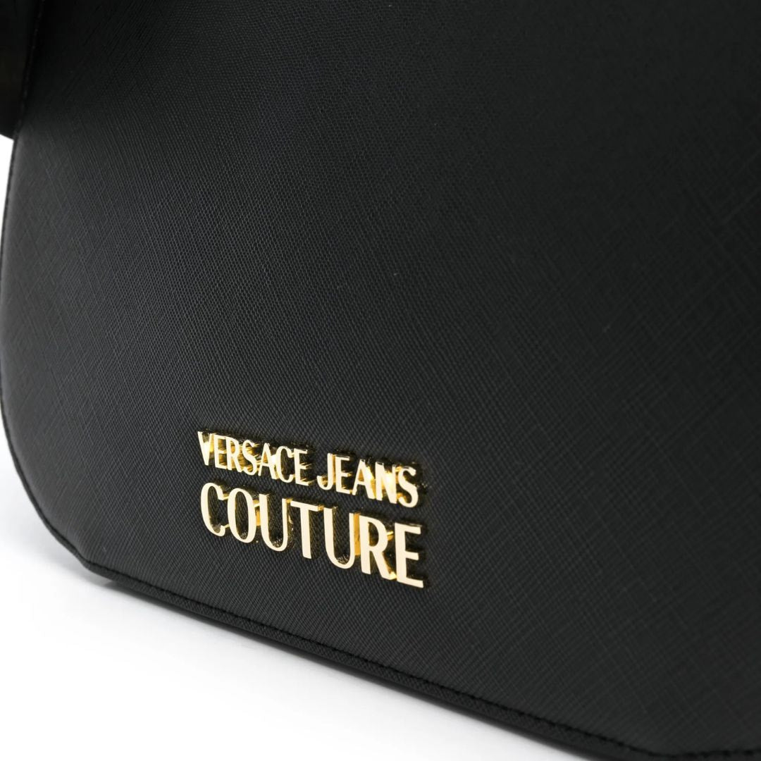 VERSACE JEANS COUTURE Thelma Scarf-Wrapped Shoulder Bag - BLK - Black