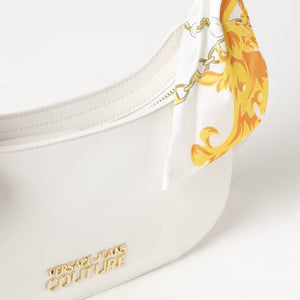 VERSACE JEANS COUTURE Thelma Scarf-Wrapped Shoulder Bag - WHT - White