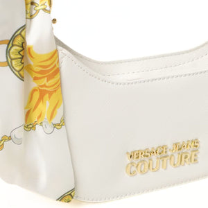 VERSACE JEANS COUTURE Thelma Scarf-Wrapped Shoulder Bag - WHT - White