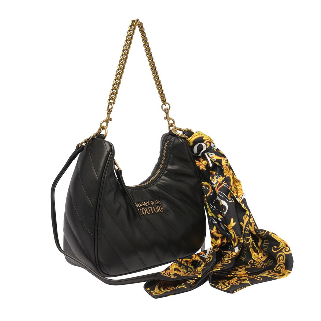 VERSACE JEANS COUTURE Thelma Shoulder Bag- BLK - Black