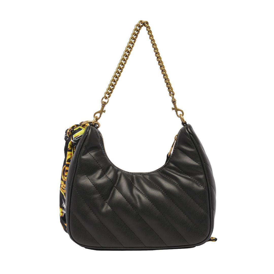 VERSACE JEANS COUTURE Thelma Shoulder Bag- BLK - Black