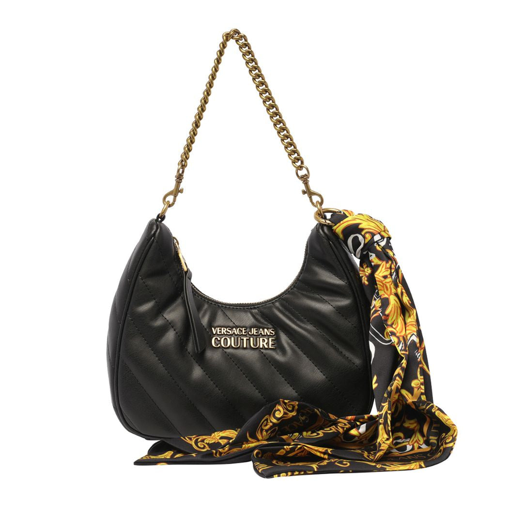VERSACE JEANS COUTURE Thelma Shoulder Bag- BLK - Black