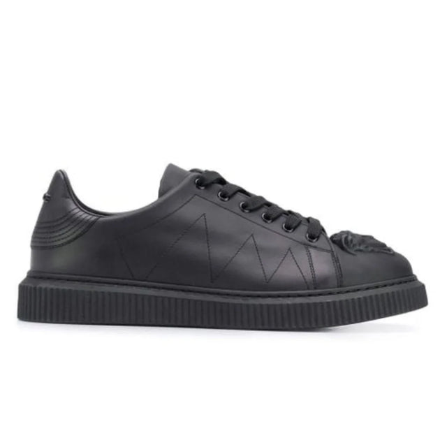 VERSACE Mainline Oversized Medusa Trainers - BLKBLK - Black / 39