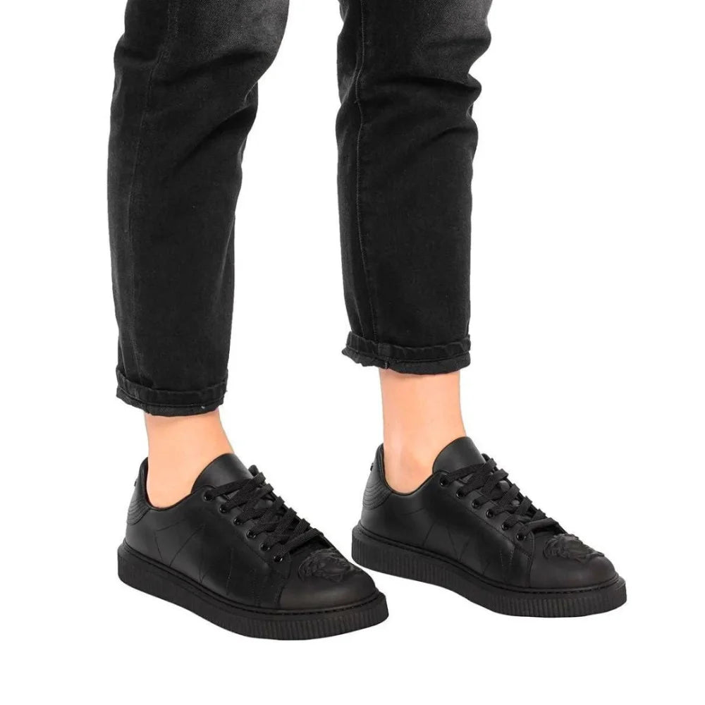 VERSACE Mainline Oversized Medusa Trainers - BLKBLK