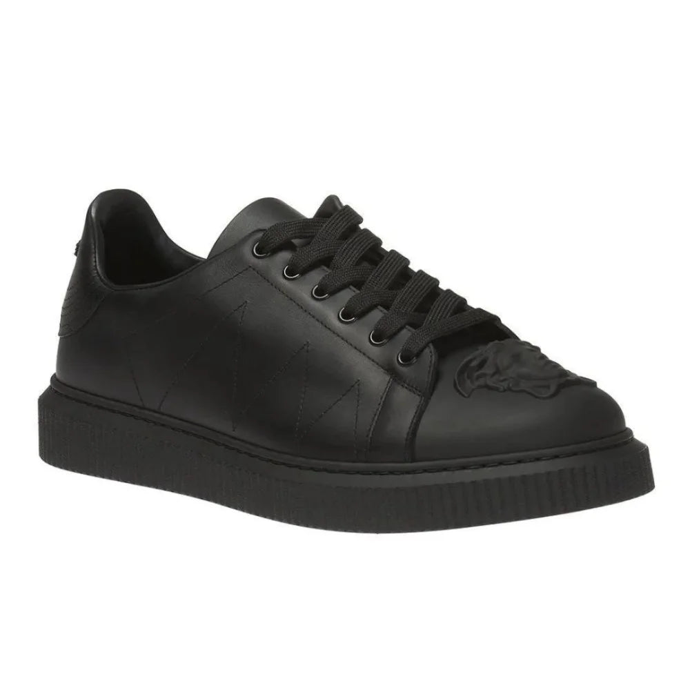 VERSACE Mainline Oversized Medusa Trainers - BLKBLK