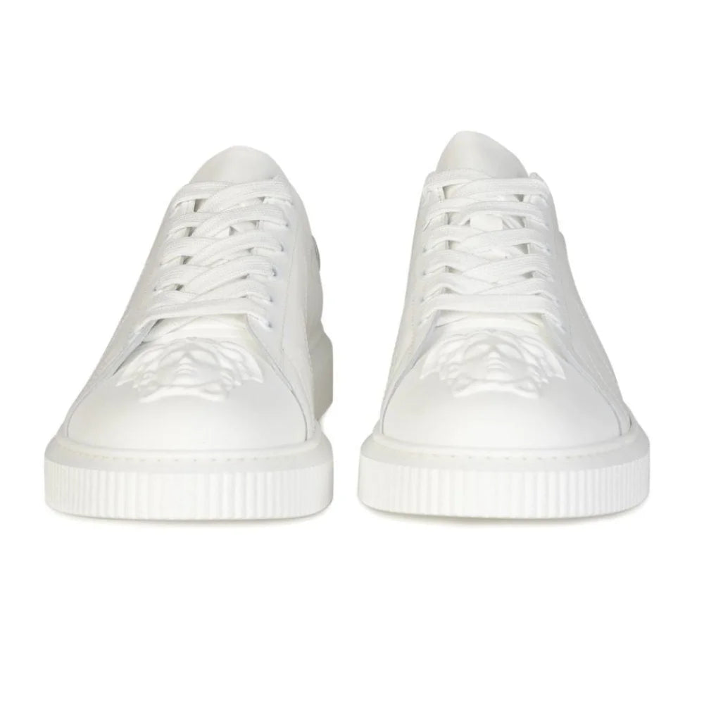 VERSACE Mainline Oversized Medusa Trainers - WHTWHT