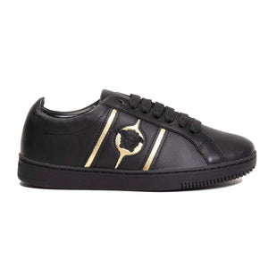 VERSACE Medusa Head Sneakers - BLKGLD - Black / 35