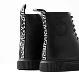 VERSACE Medusa Logo High-Top Boots - BLKBLK