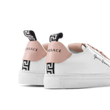 VERSACE Medusa Logo Sneakers - WHTPNK