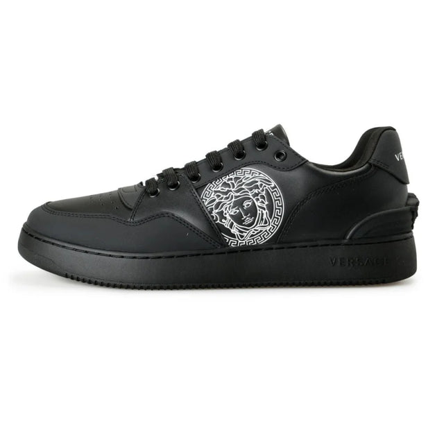 VERSACE Medusa Logo Trainers - BLKBLK - Black / 40