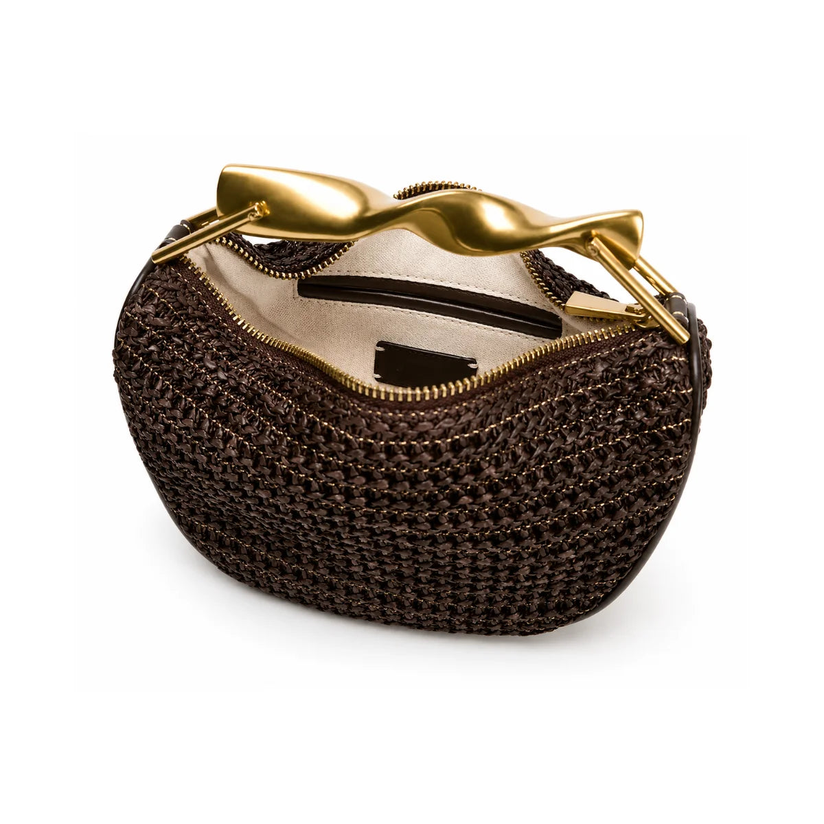 ZARA Bohemia Straw Beach Bag Crossbody Women - BRN - Brown