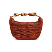ZARA Bohemia Straw Beach Bag Crossbody Women - ORG - Orange