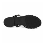 ZARA Braided Leather Sandals Women 1615-010- BLK
