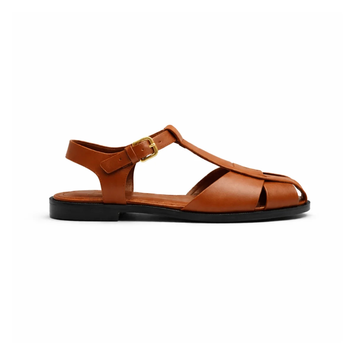 ZARA BUCKLED CAGE SANDALS Women 1229-8 - BRN