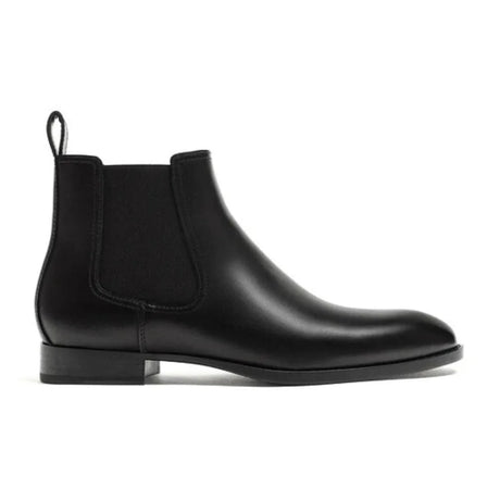 ZARA Chelsea Boots with Pointed Toe 2001-421-800-BLK - Black / 41