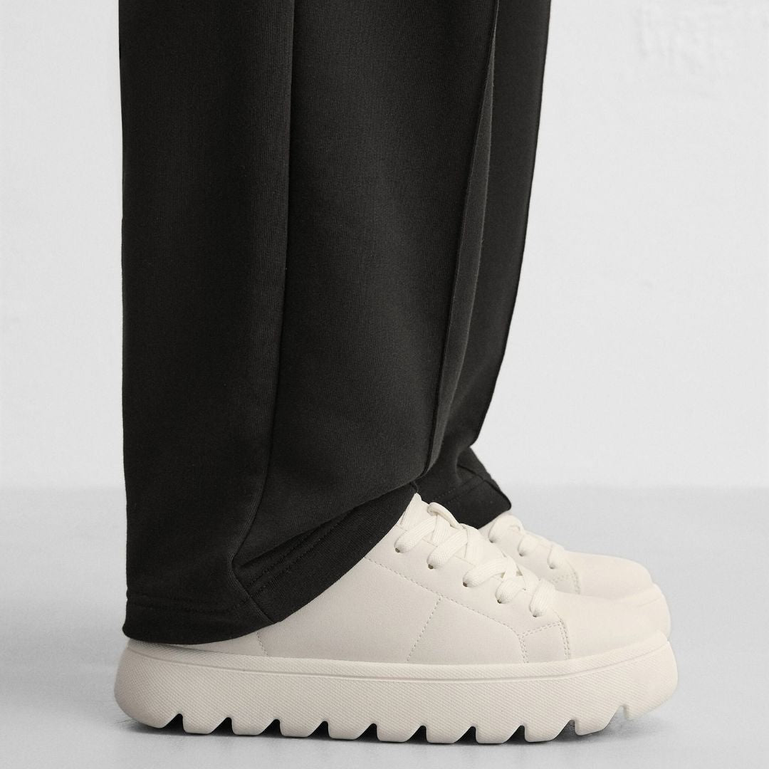 ZARA CHUNKY LACE UP SNEAKERS 2208-520-OFFWHT