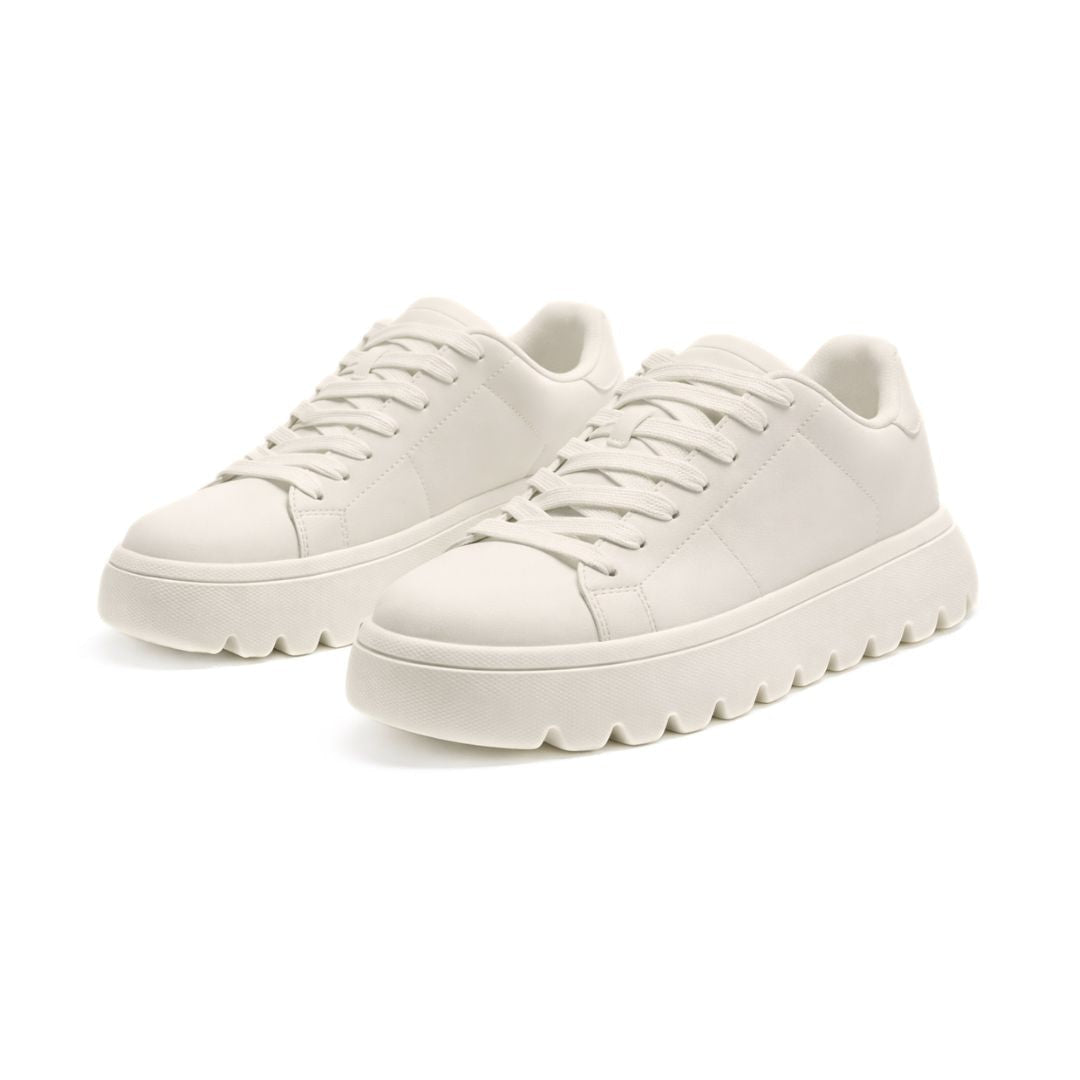 ZARA CHUNKY LACE UP SNEAKERS 2208-520-OFFWHT