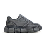 ZARA CHUNKY LACE UP SNEAKERS 2449-420-GRY - Gray / 40