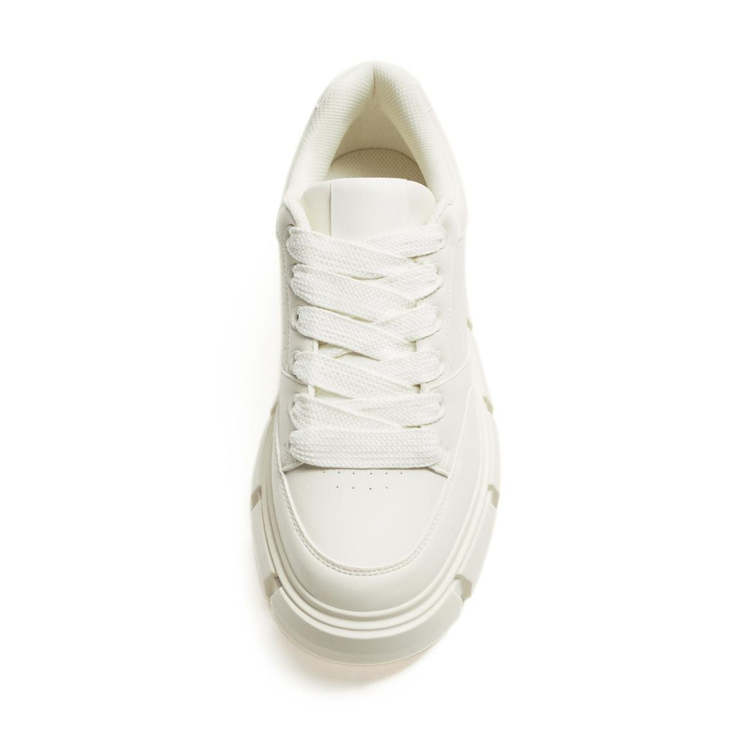ZARA CHUNKY LACE UP SNEAKERS 2939-320-OFFWHT