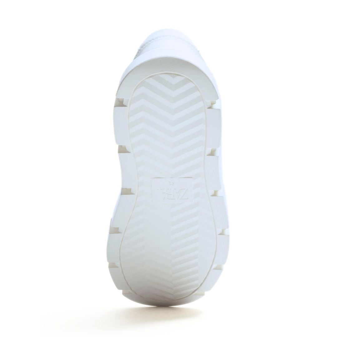 ZARA CHUNKY LACE UP SNEAKERS 2939-320-WHT