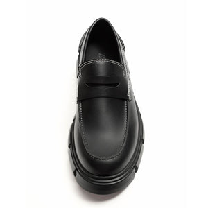 ZARA CHUNKY LOAFERS WITH TOPSTITCHING 2646-520-BLK