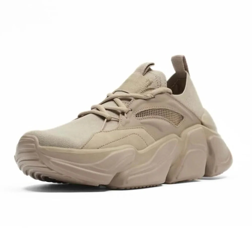 ZARA Chunky Runner Sneakers Men - BEG - Beige / 40 - Shoes