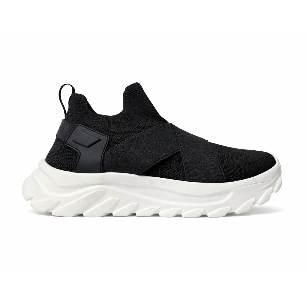 ZARA Chunky Sports Slip-On Sneakers - BLK - Black / 40