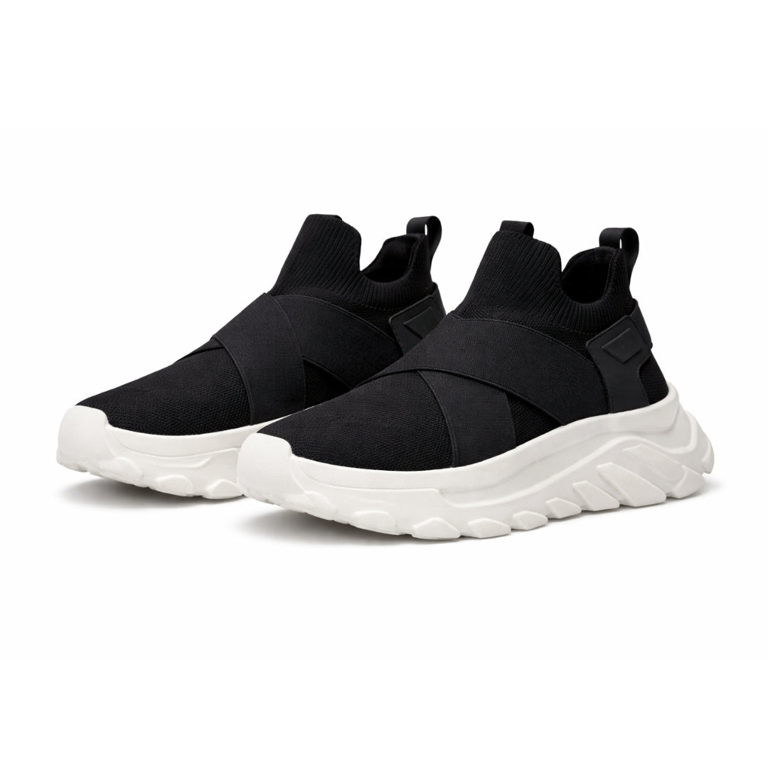 ZARA Chunky Sports Slip-On Sneakers - BLK