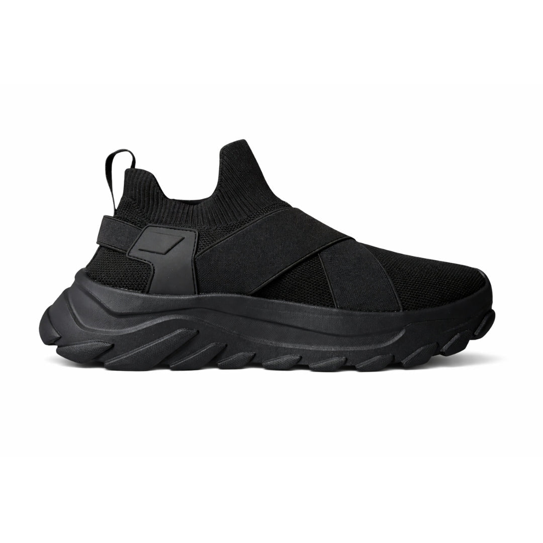 ZARA Chunky Sports Slip-On Sneakers - BLKBLK - Black-Black / 40