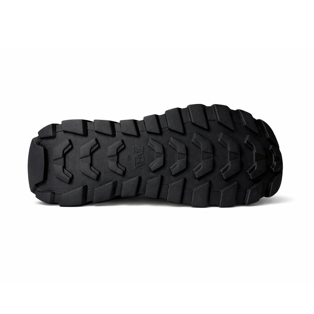 ZARA Chunky Sports Slip-On Sneakers - BLKBLK