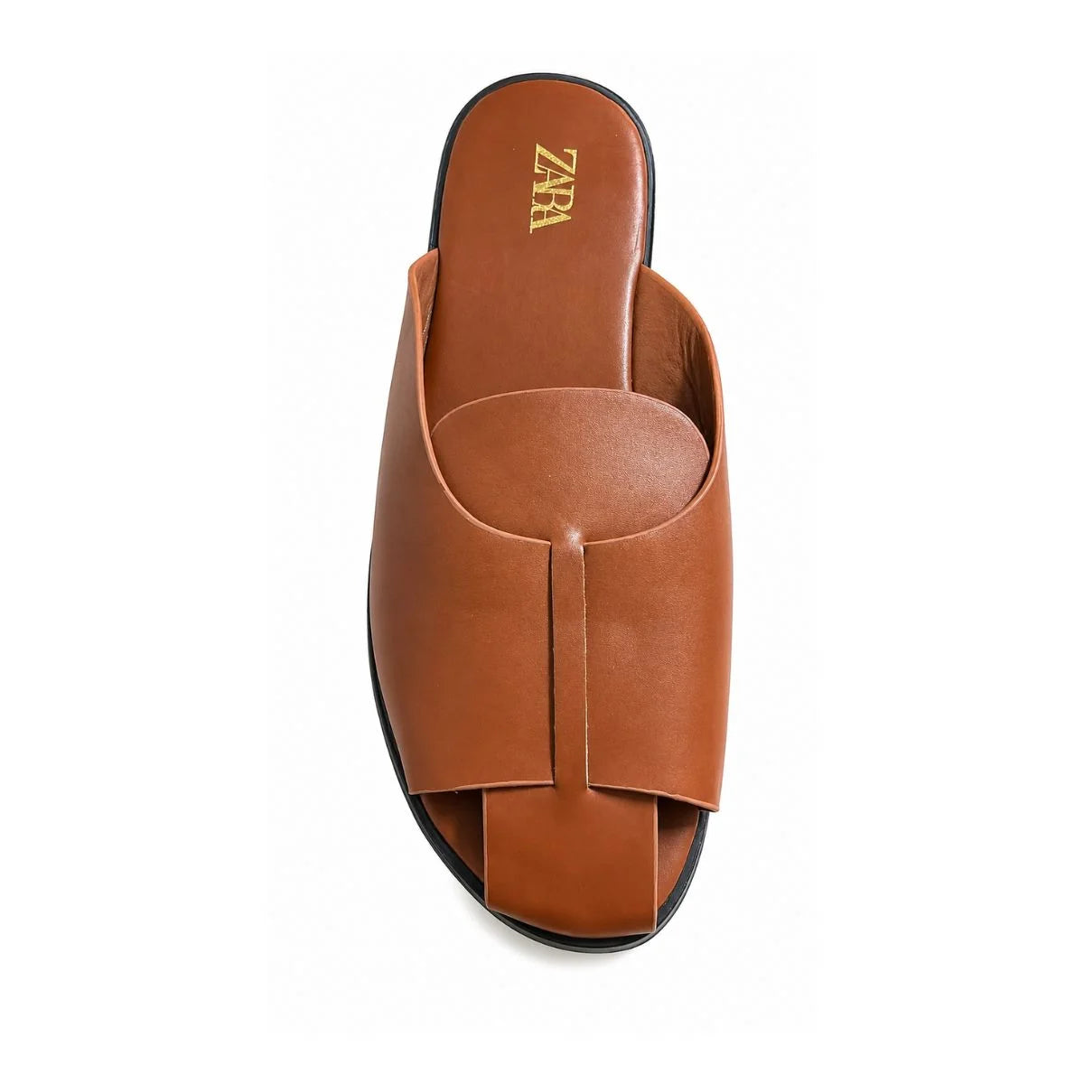 ZARA Crab Leather SANDALS Women 1608-310- TAN