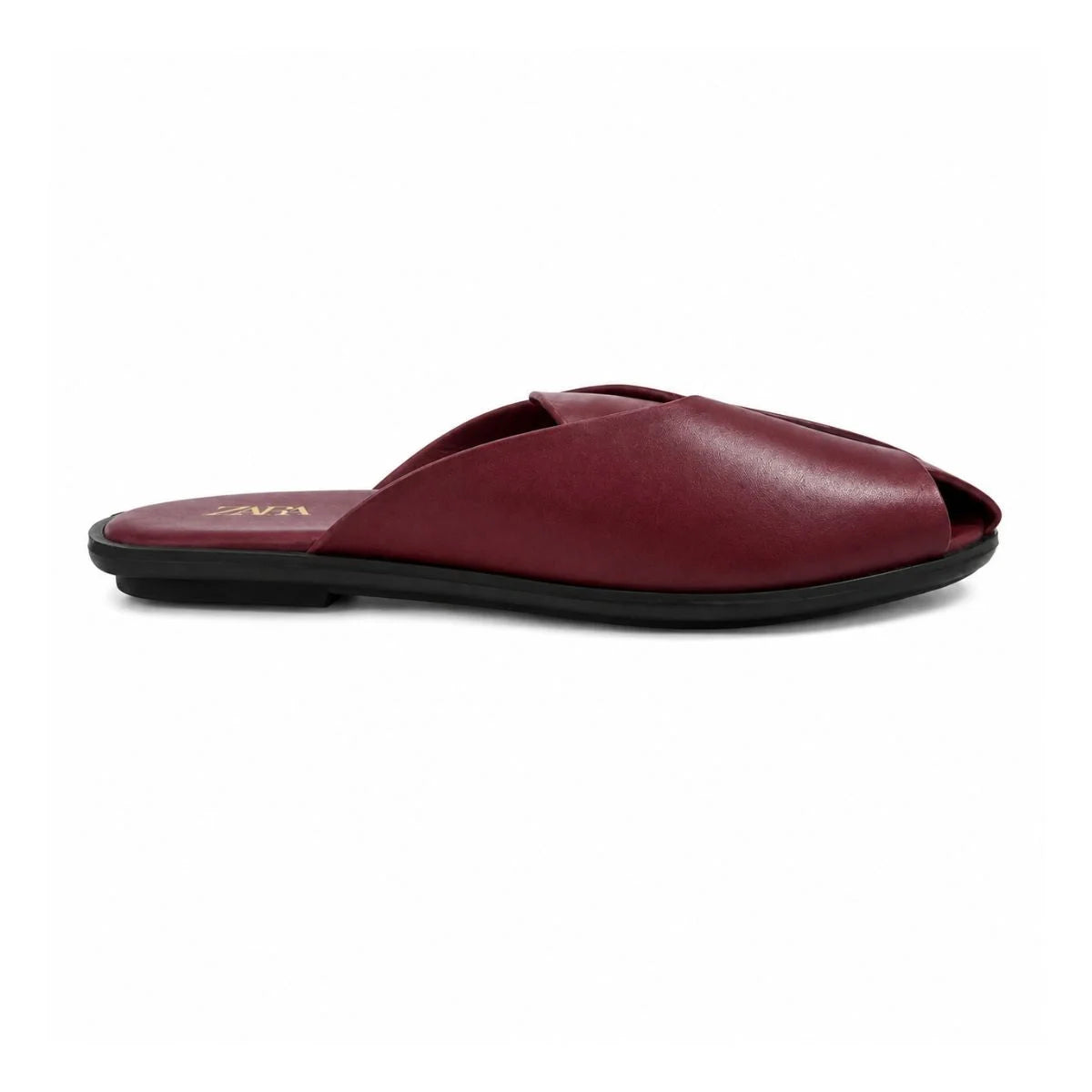 ZARA Crab Leather SANDALS Women 1608-311-BUR