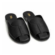 ZARA Crab Leather SANDALS Women 1608-312-BLK - Black / 37