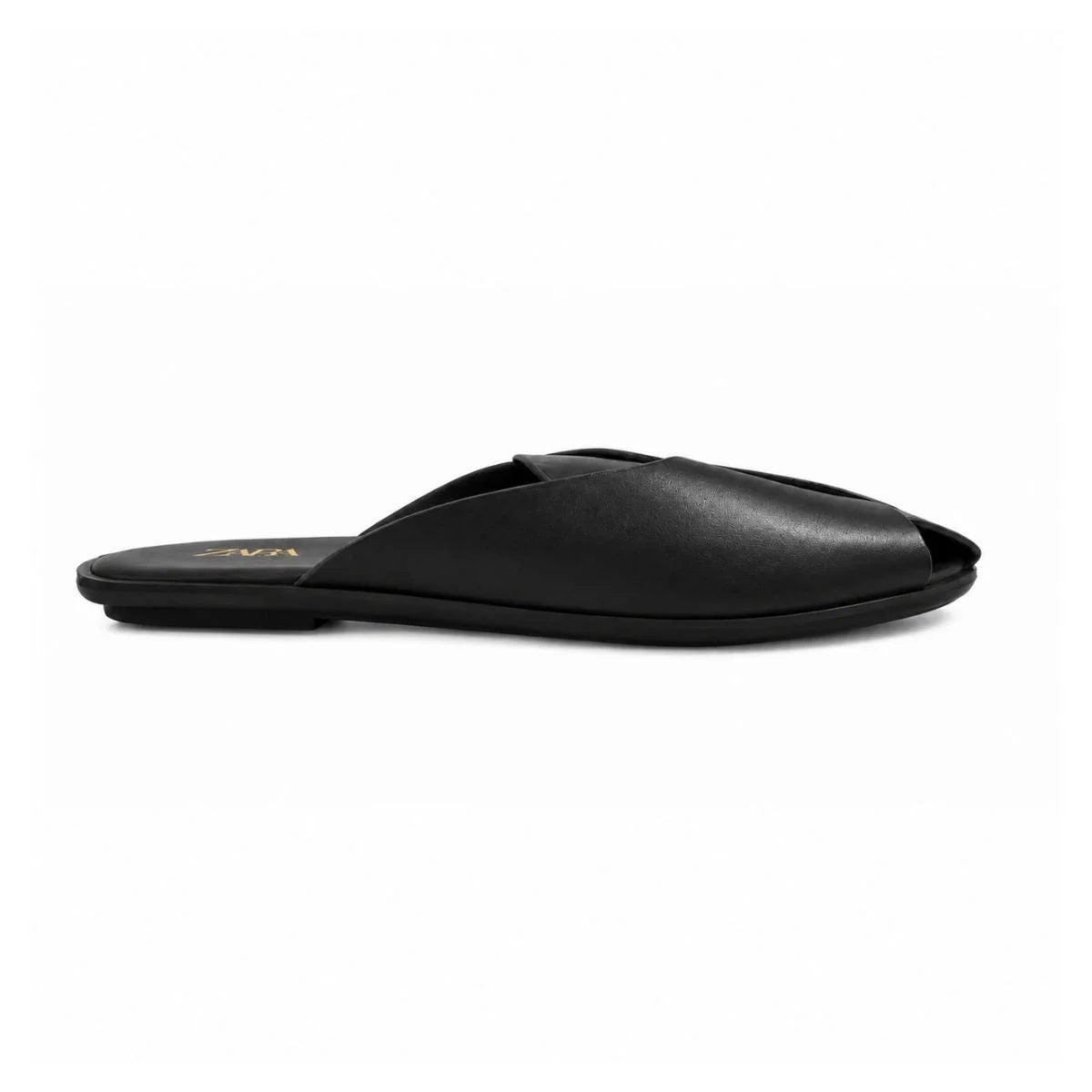 ZARA Crab Leather SANDALS Women 1608-312-BLK