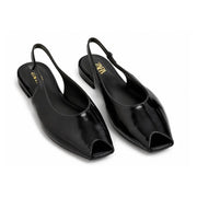 ZARA Crab Leather SANDALS Women 1608-313-