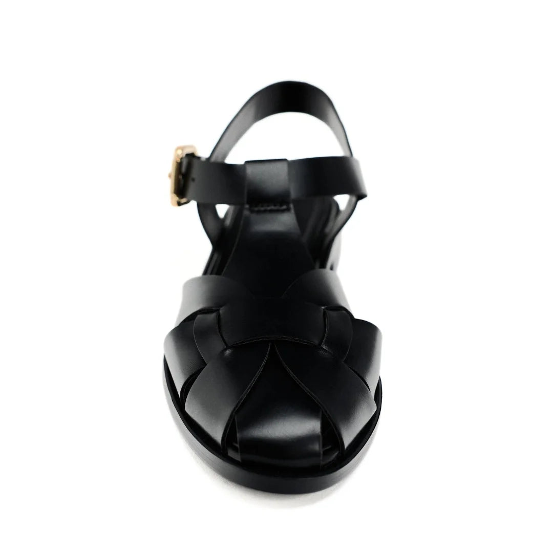ZARA Flat Cage Sandals Women 2840-410-BLK