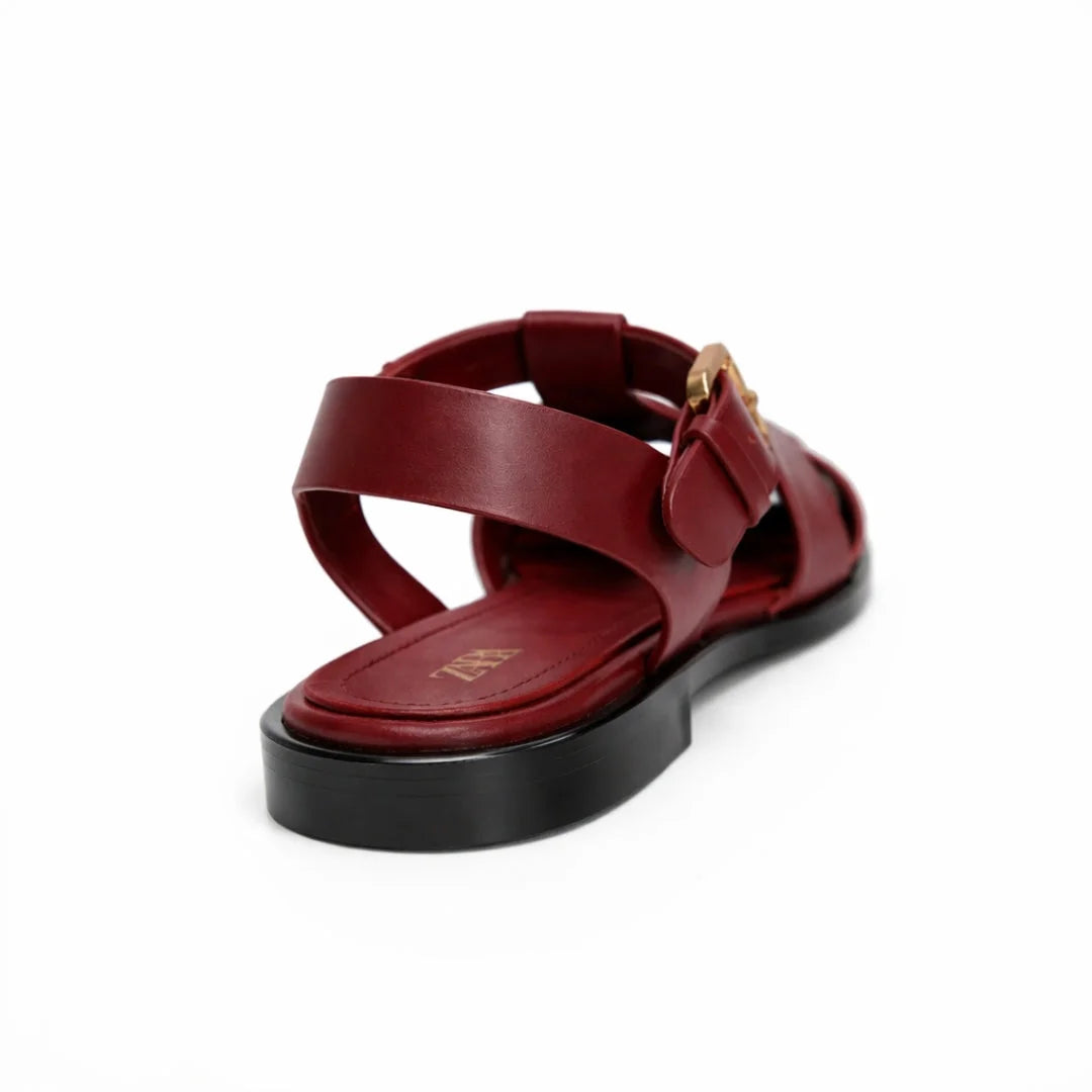 ZARA Flat Cage Sandals Women 2840-410-MAR