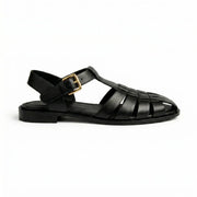 ZARA Flat Fisherman Sandals Women 2841-410-BLK - Black / 37