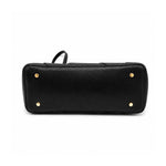 ZARA Geometric Tote Hobo Shoulder Bag Women - BLK - Black