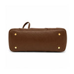 ZARA Geometric Tote Hobo Shoulder Bag Women - BRN - Brown
