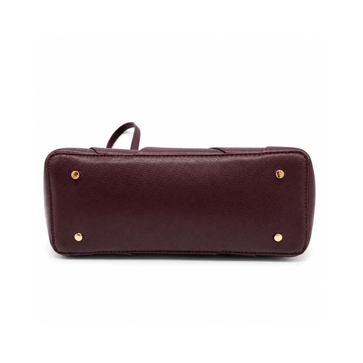 ZARA Geometric Tote Hobo Shoulder Bag Women - BUR - Burgundy
