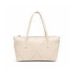 ZARA Geometric Tote Hobo Shoulder Bag Women - CRM - Cream