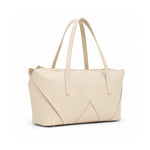ZARA Geometric Tote Hobo Shoulder Bag Women - CRM - Cream