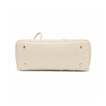 ZARA Geometric Tote Hobo Shoulder Bag Women - CRM - Cream